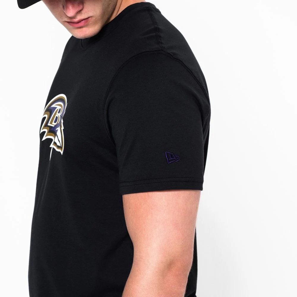 Baltimore Ravens Regular Black T-Shirt - Image 3
