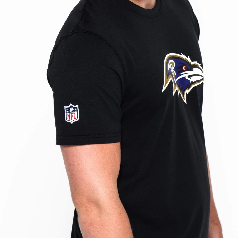 Baltimore Ravens Regular Black T-Shirt - Image 4