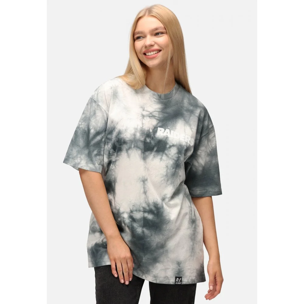 Las Vegas Raiders Relaxed Fit Tie Dye T-Shirt - Image 3